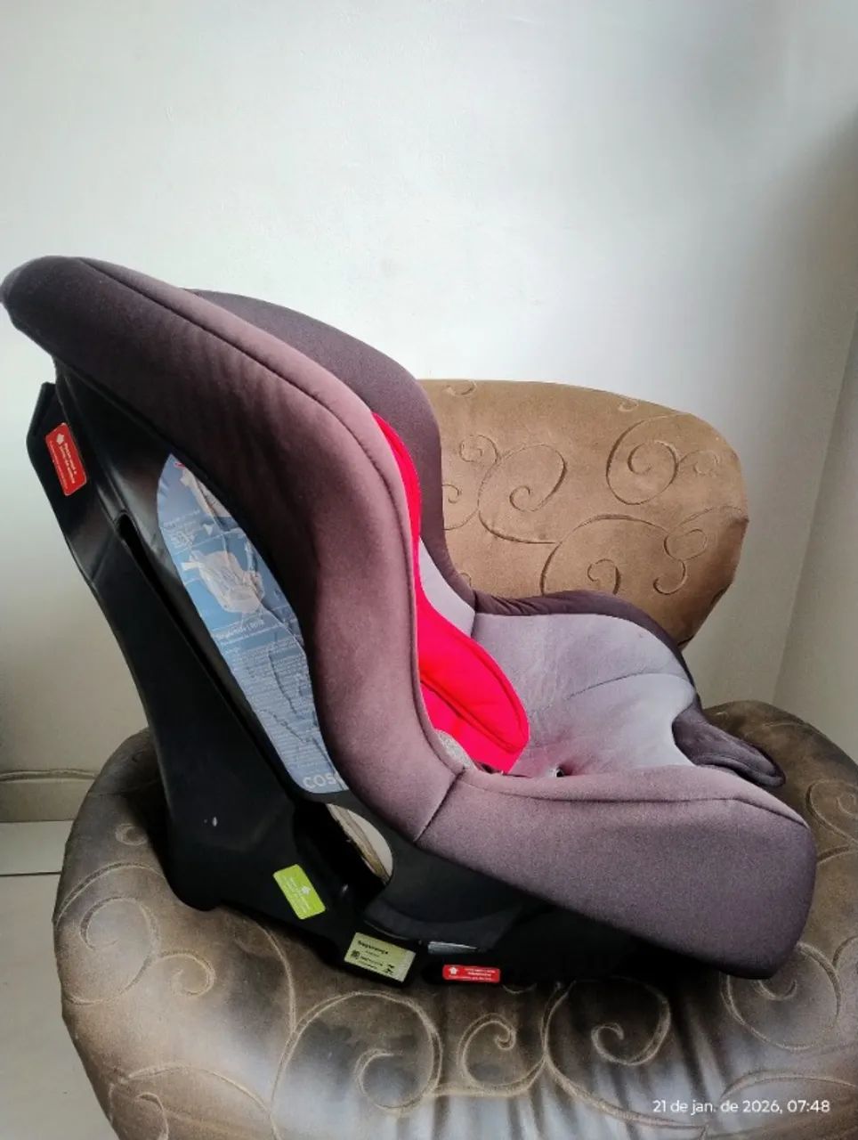 Cadeira para Auto Simple Safe Preto 0 à 25kg Cosco 