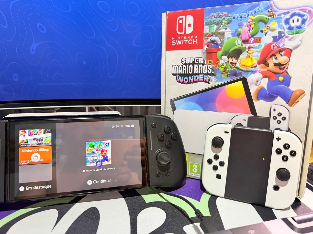 Nintendo Switch OLED Desbloqueado - Estado de Zero!