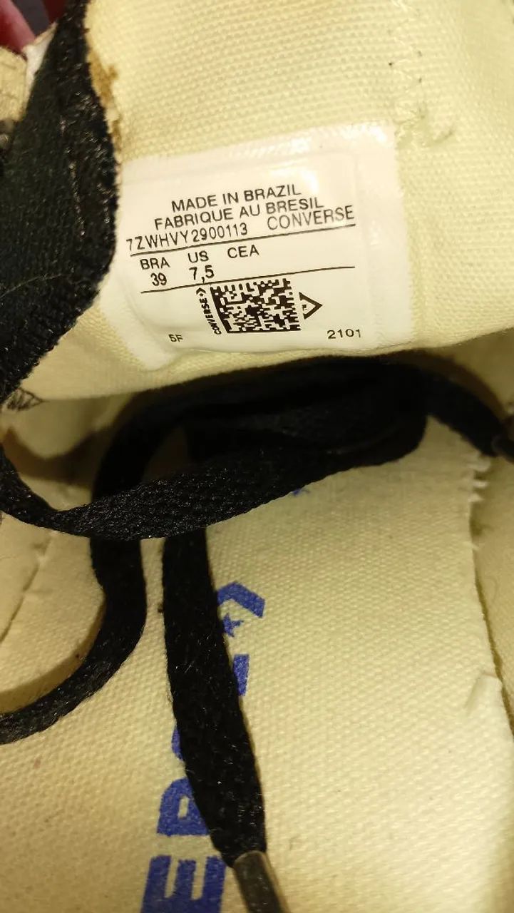 All Star Plataforma Tam. 39 Original - Foto 4