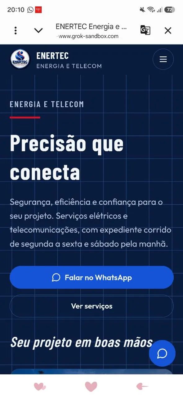 CRIAÇÃO DE SITES PROFISSIONAIS 