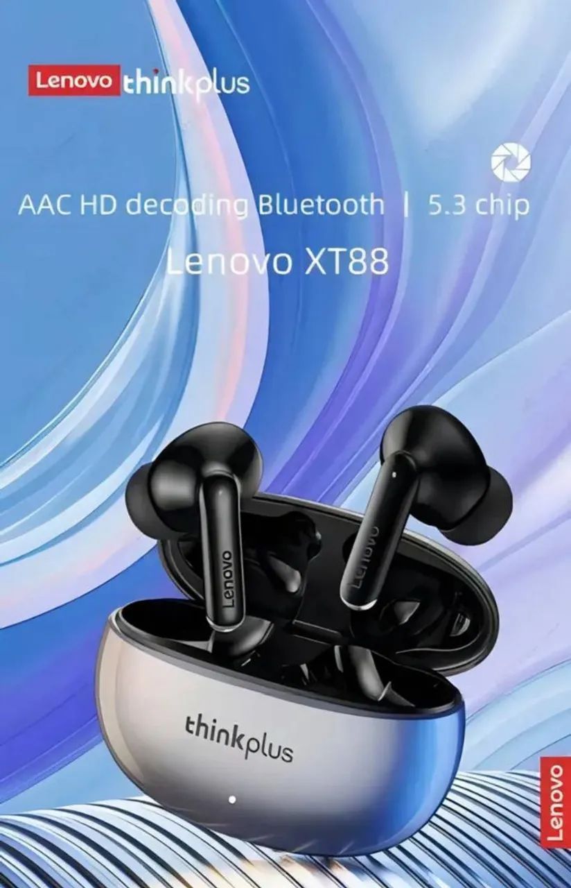 Fone bluetooth Lenovo xt88 com cancelamento de ruído  - Foto 5