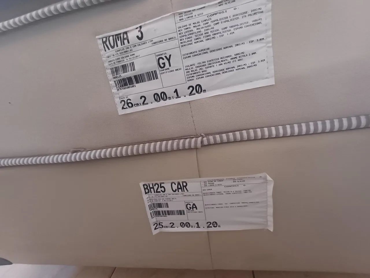 Cama de solteirão da marca euro colchões  - Foto 2