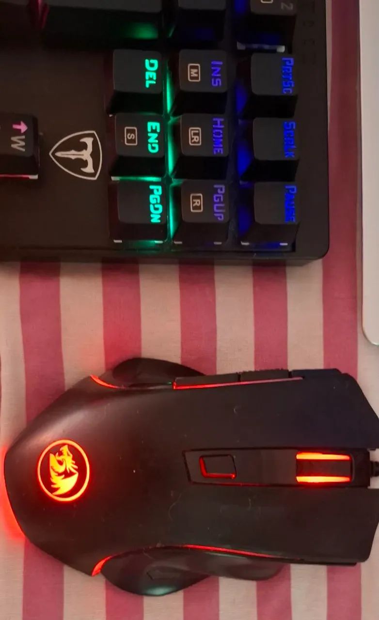 Teclado T Dagger, Mouse Gamer RedDragon 3200DPI - Foto 2