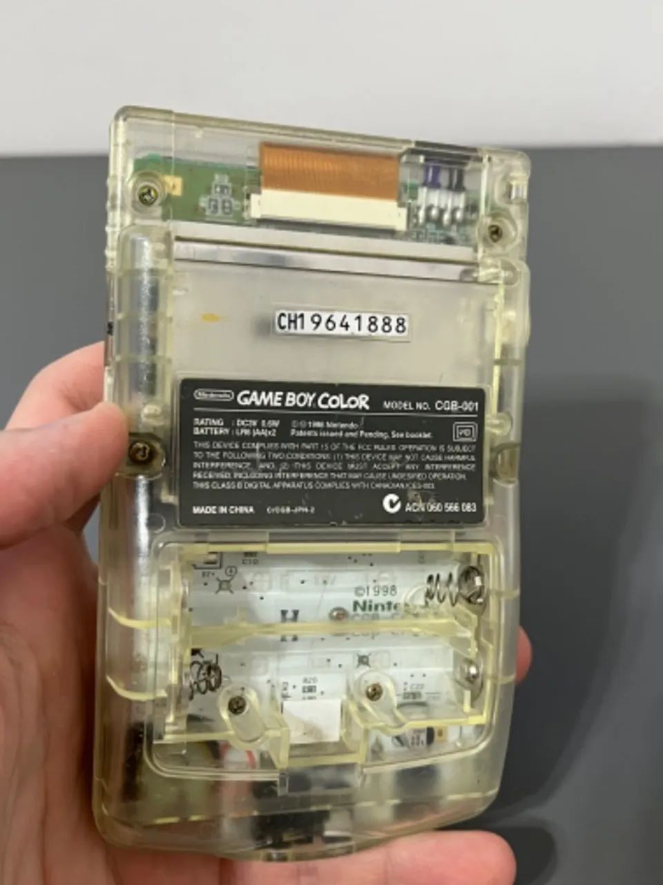 Game Boy Color transparente original - testado e funcionando - Foto 3