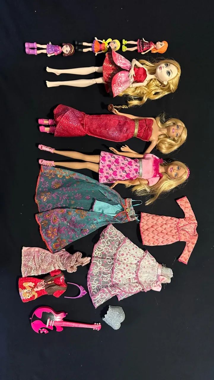 Lote bonecas e acessórios Barbie, Polly e EAH - Foto 2