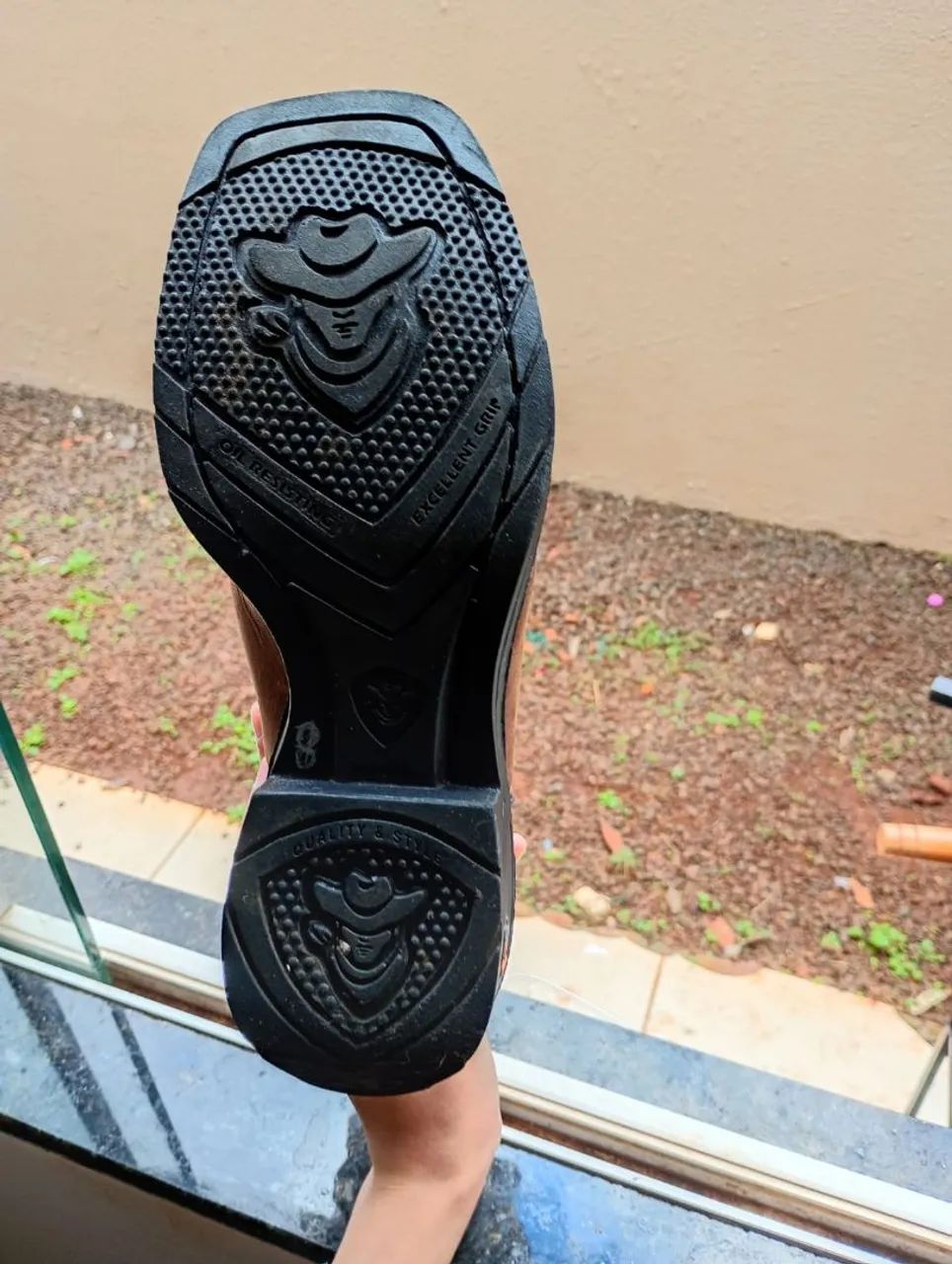 Bota texana john country 100% couro - Foto 5