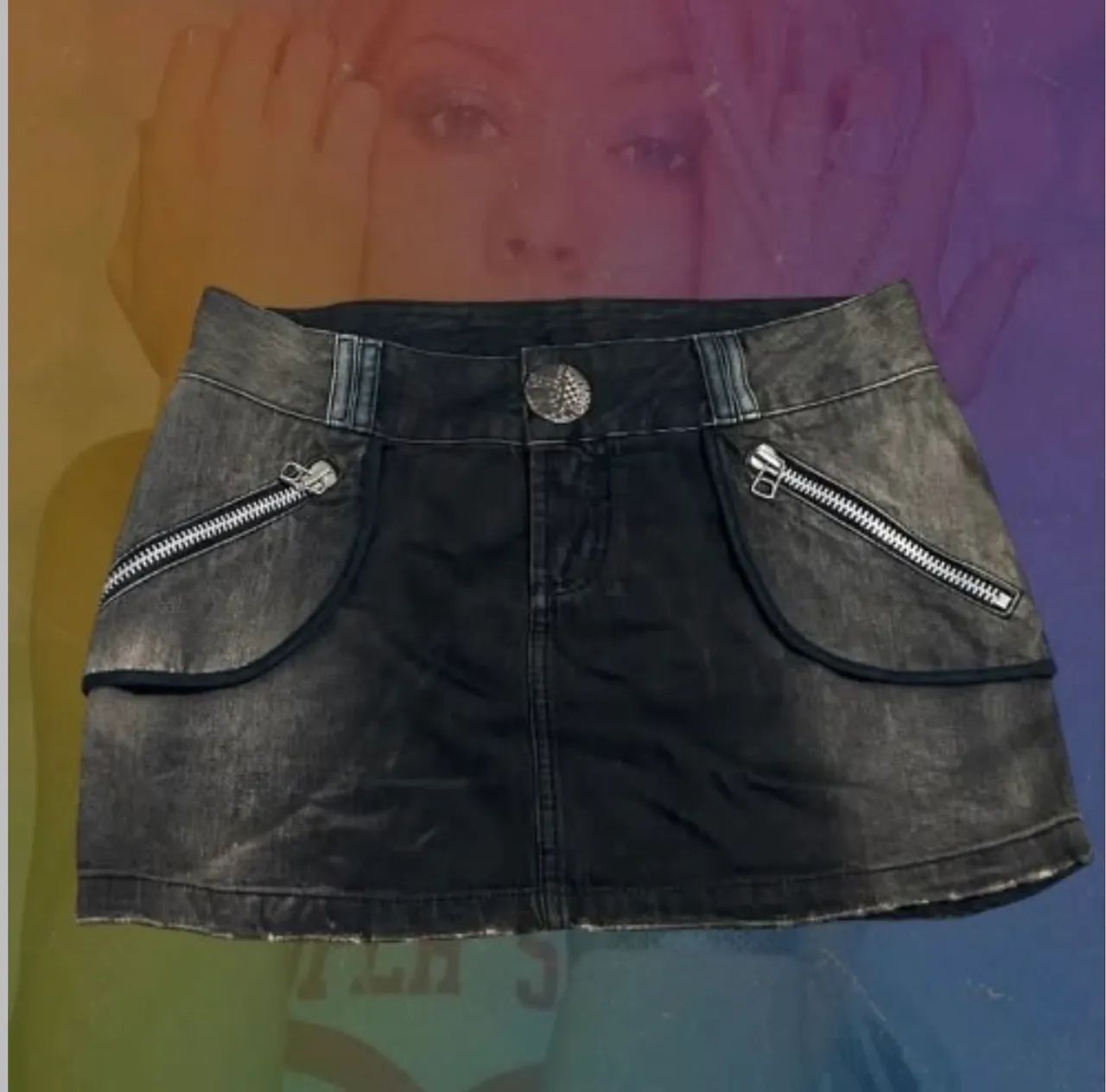 Saia jeans