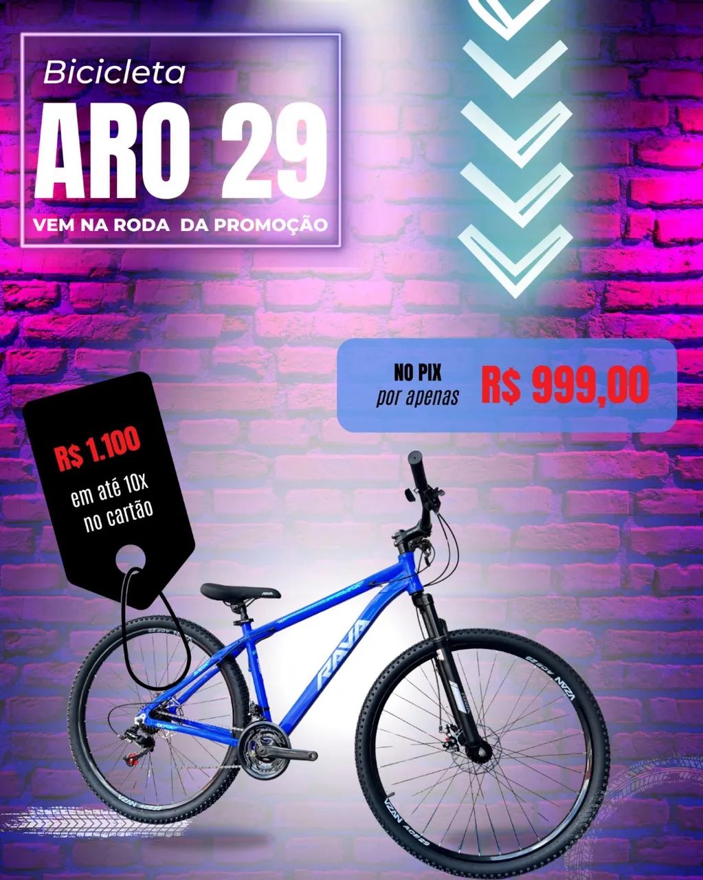 Bicicleta aro 29 Rava, 21 velocidades  - Foto 3