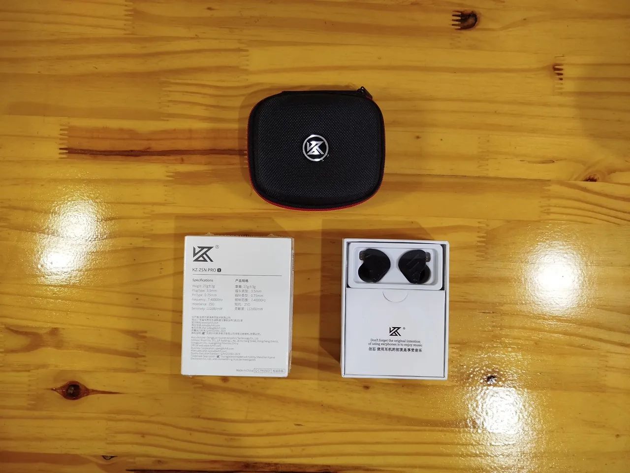 Fone Profissional KZ ZSN Pro X - grátis bag - Lacrado! - Foto 5