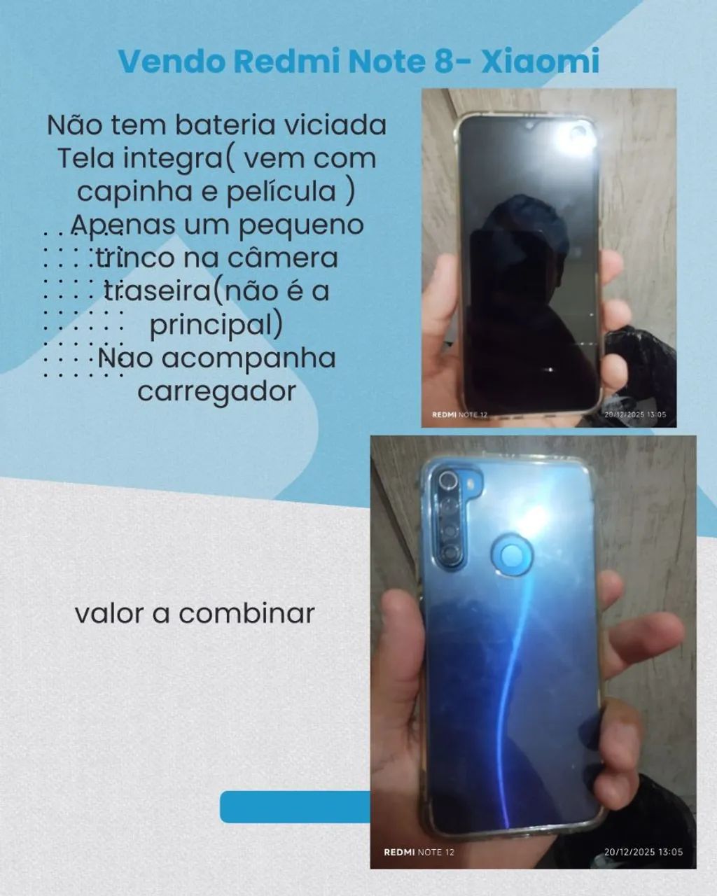 Celular redmi note 8