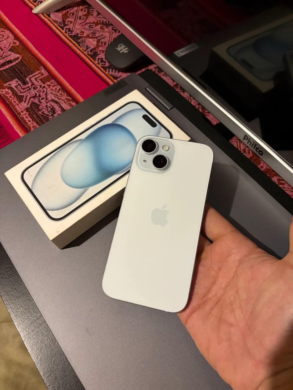 IPhone 15 128GB Azul - Foto 4