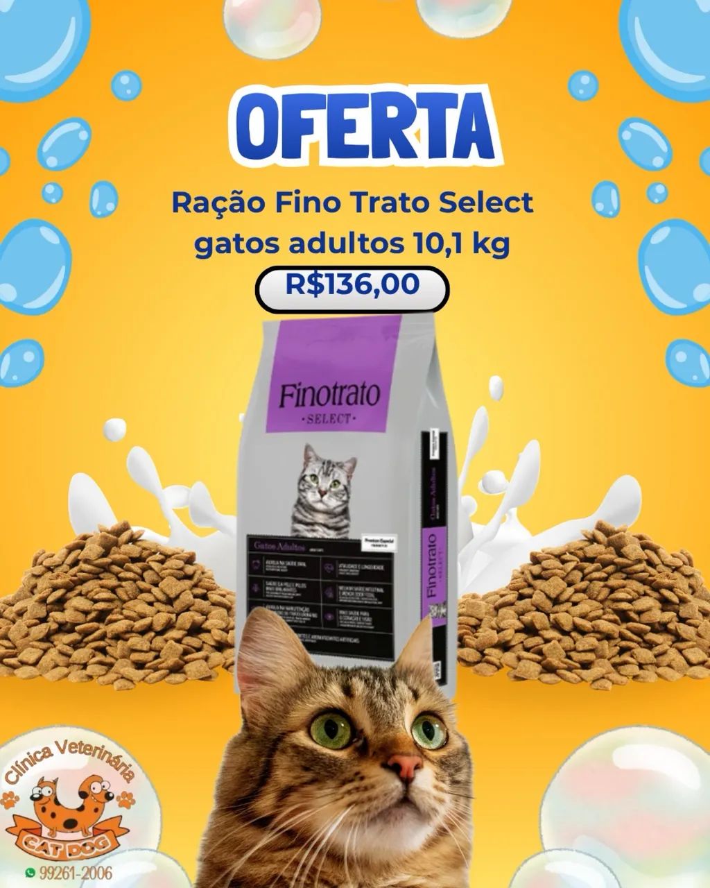 Ração gato 