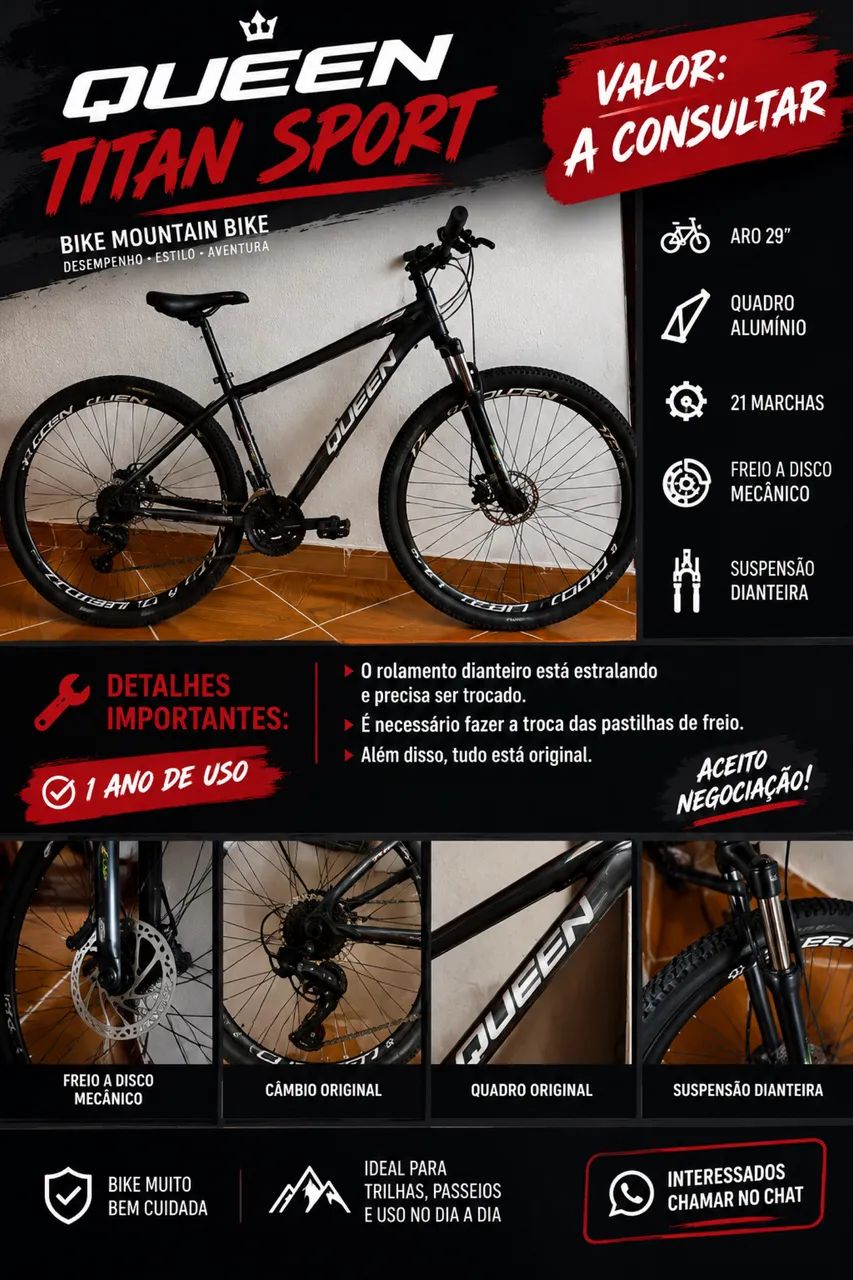 QUEEN TITAN SPORT ARO 29  - Foto 2
