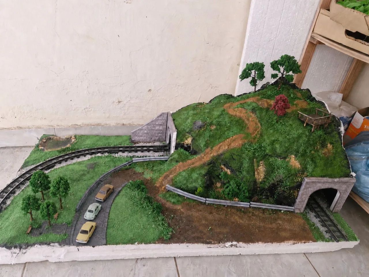 Ferrorama xp400 de 1982 + maquete e materiais - Foto 4