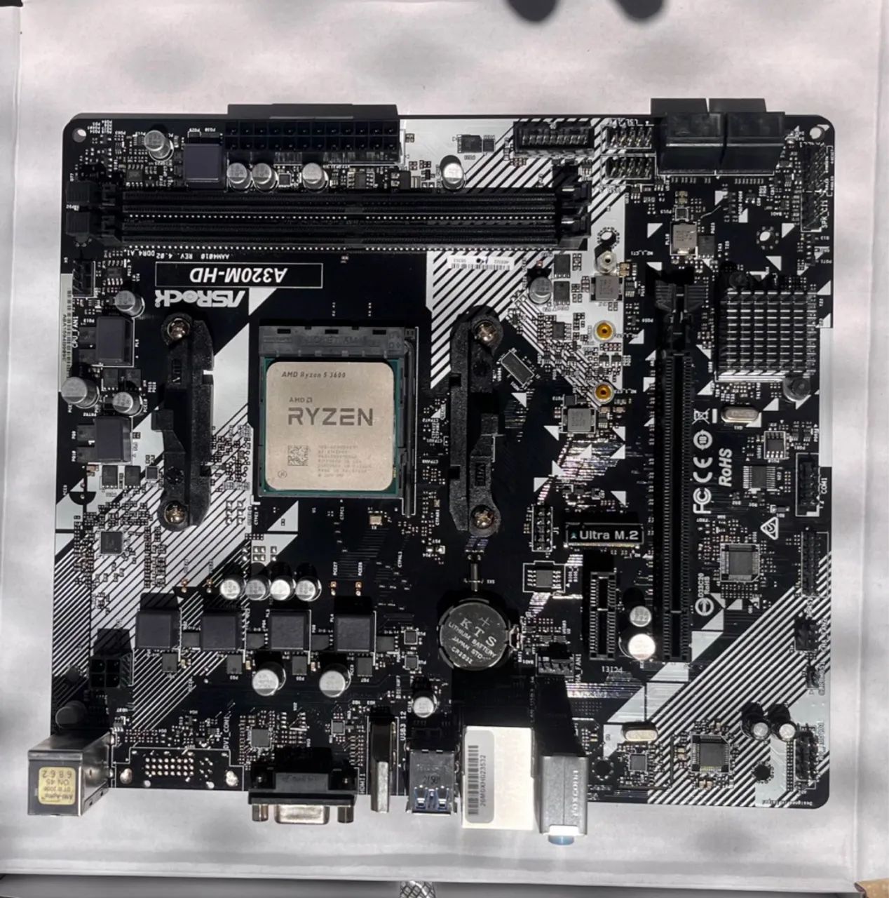 Ryzen 5 3600 + Placa Mãe A320M