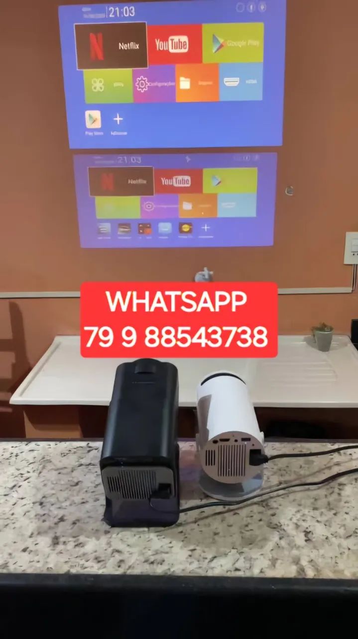 Projetor 4 Lançamentos ( 79.9 8854_3738 )+ ORIGINAL + LACRADO  HY320 MINI HY300  HY350