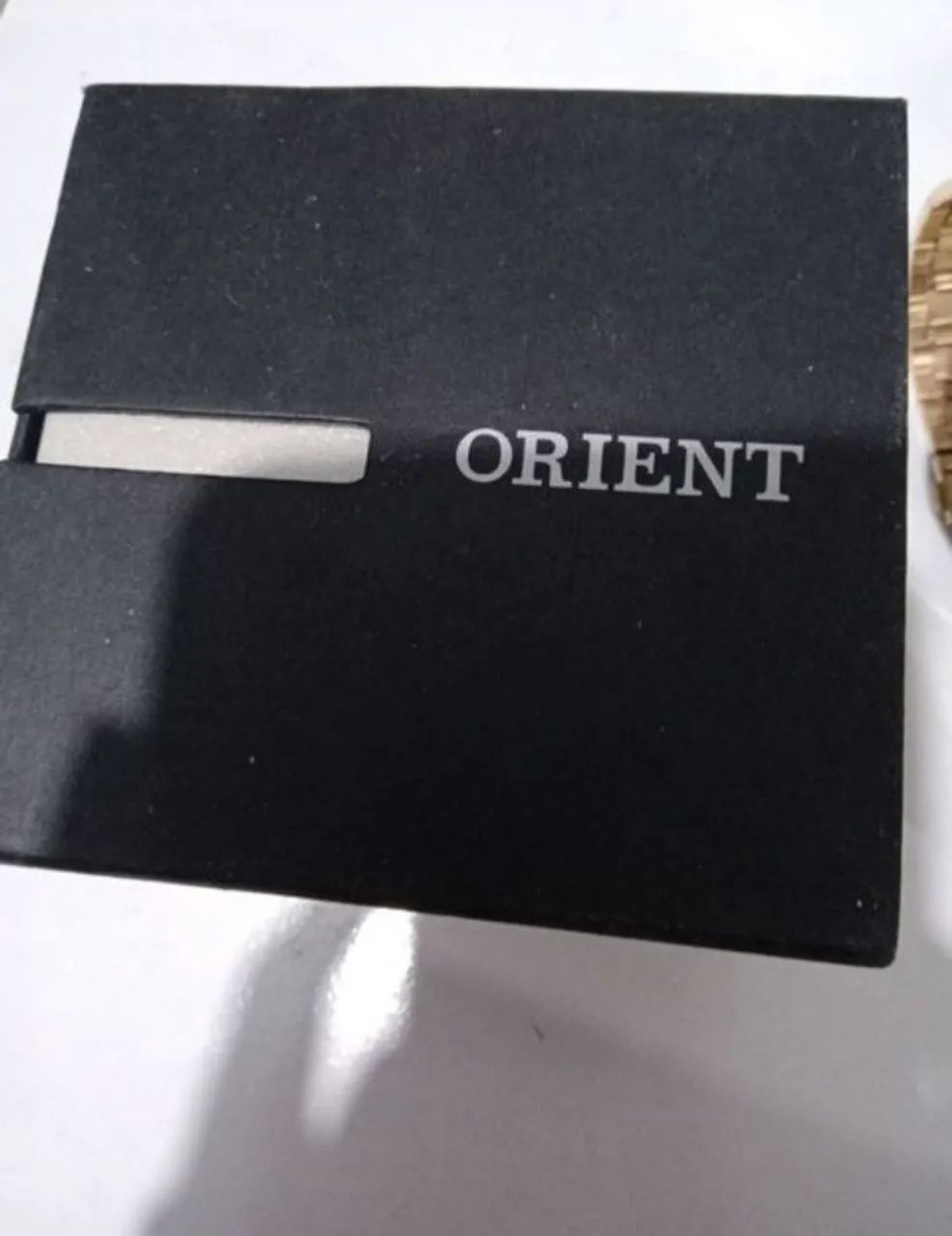 Relógio masculino orient automático dourado - Foto 3