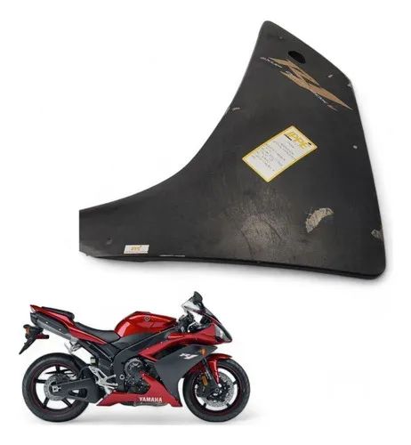 Carenagem Lateral Esquerda Yamaha Yzf R1 2008 Preto