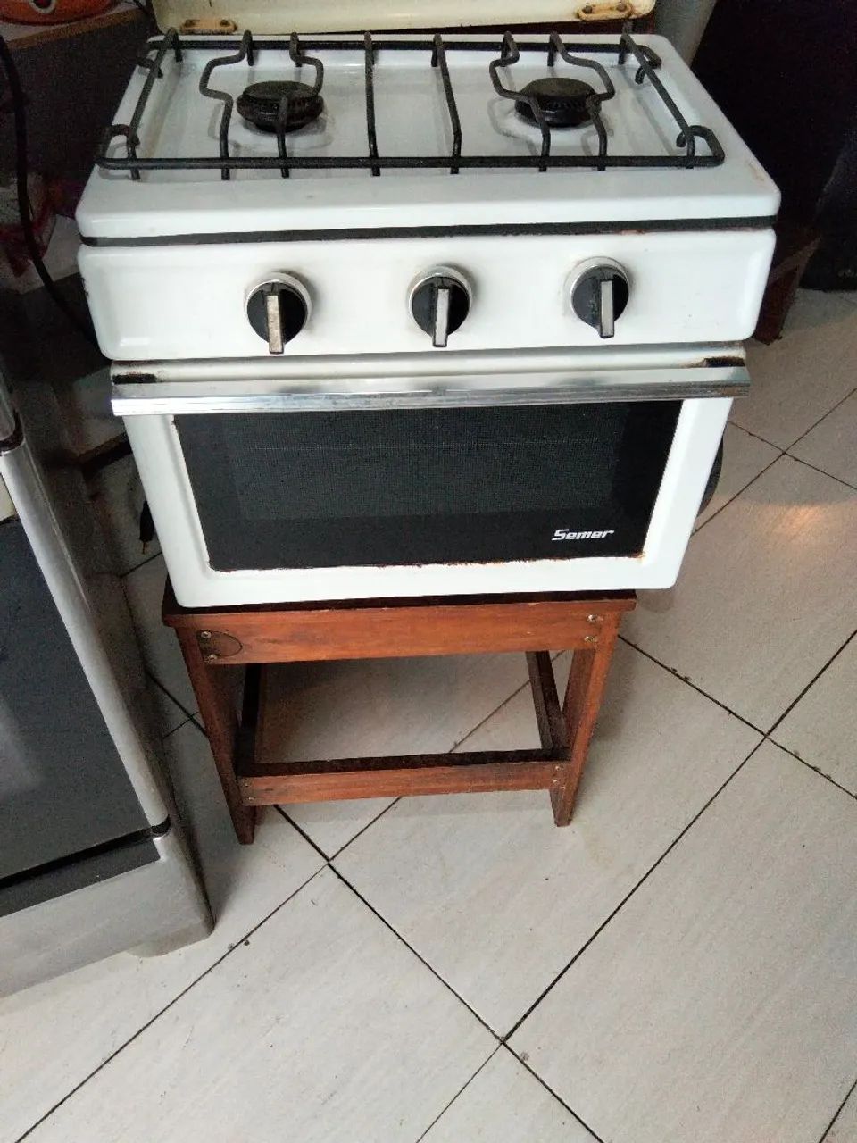Mini fogão de duas bocas 