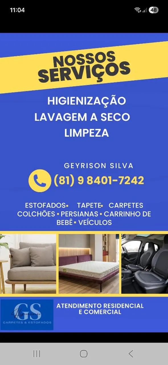GS, Higienização.