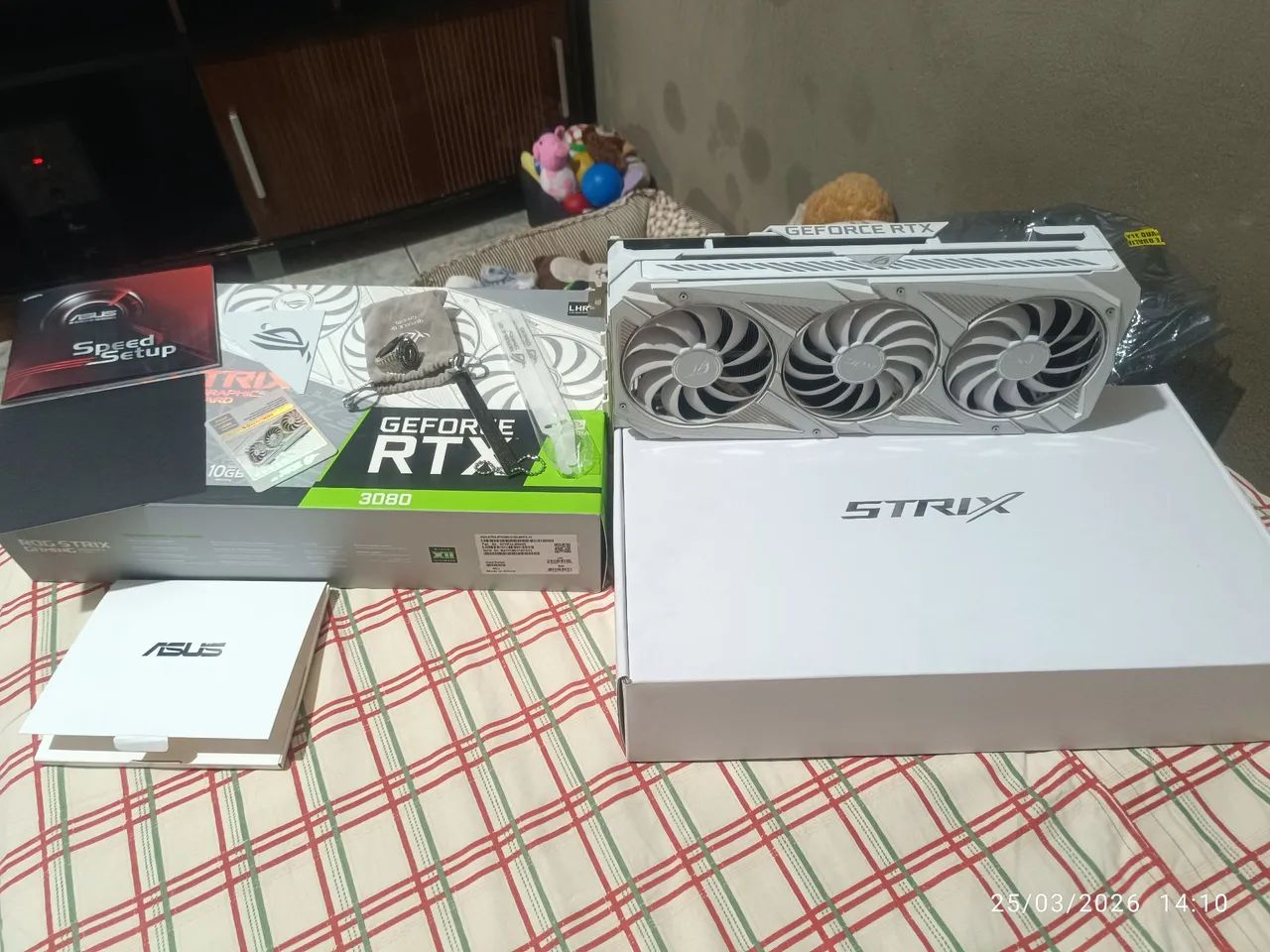 Rtx 3080 rog strix White edition extremamente nova  - Foto 2