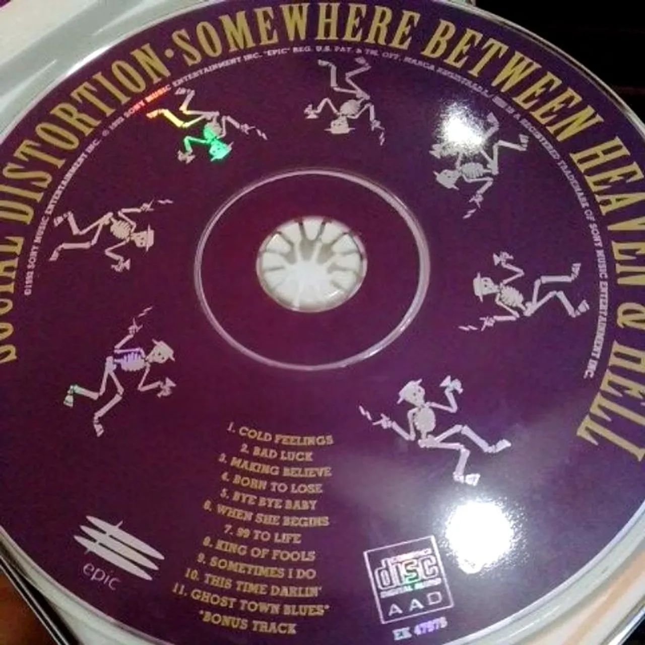 CD Somewhere Between Heaven And Hell - Social Distortion (CD) - Foto 4