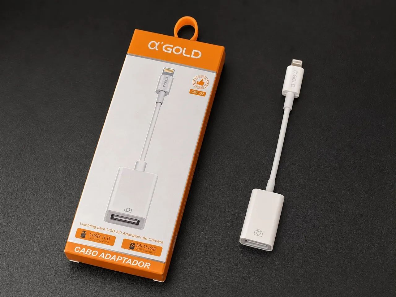 Adaptador OTG Lightning para USB iPhone e iPad - Foto 2