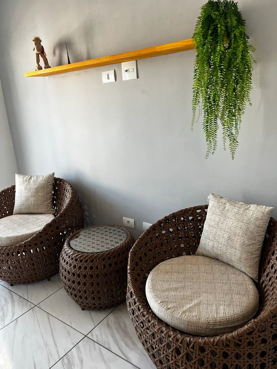 KIT POLTRONAS DE ALUMÍNIO E FIBRA SINTÉTICA  - Foto 5
