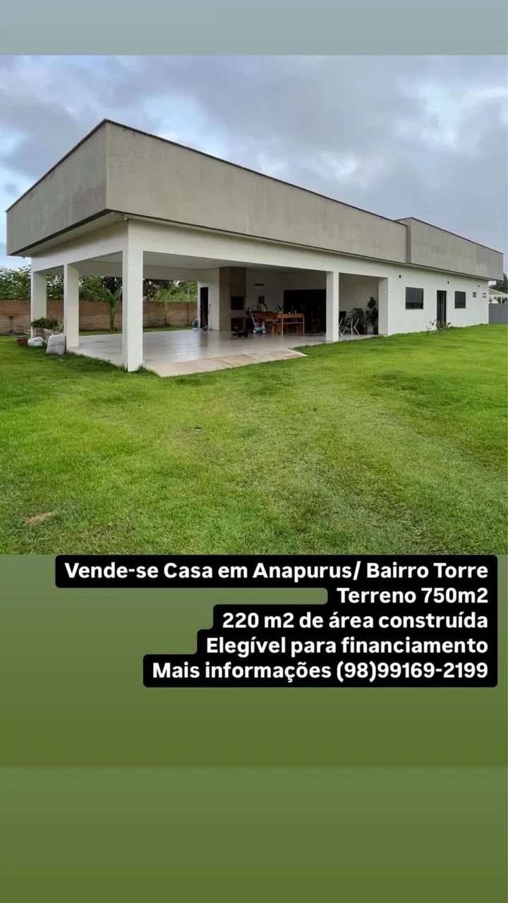 Vende-se Casa Anapurus