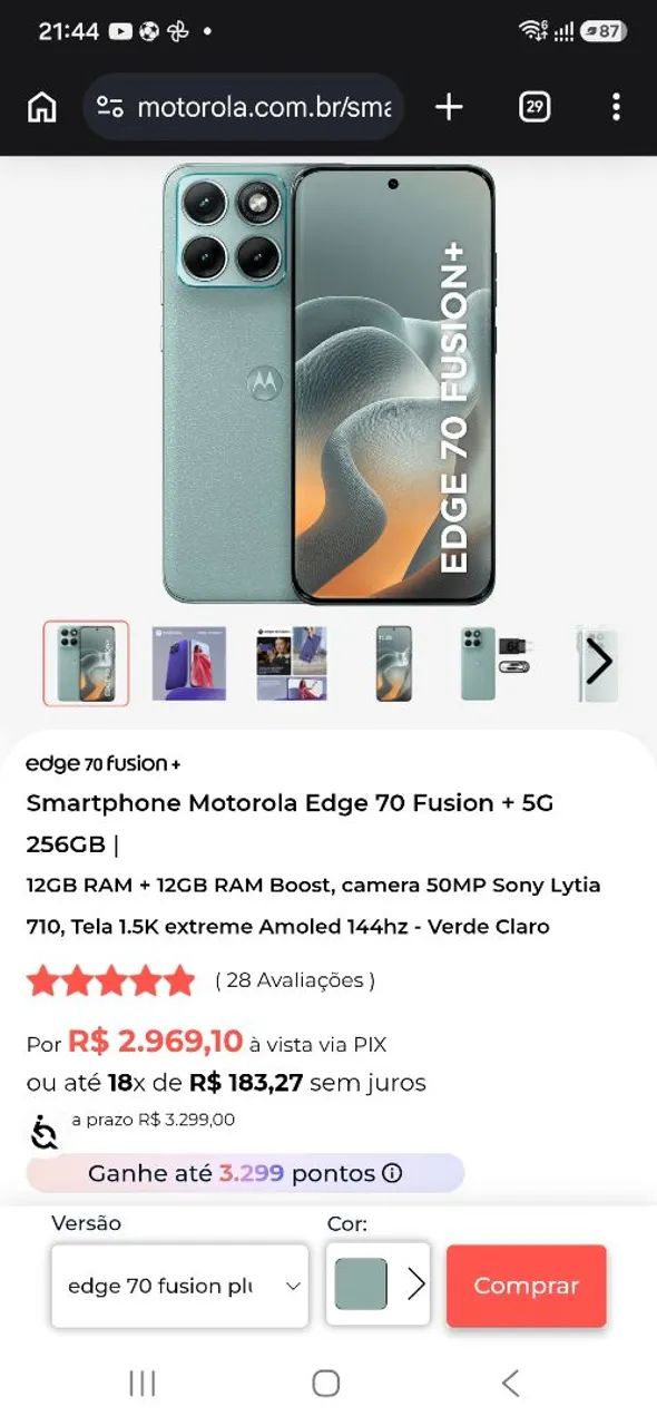 Motorola Edge Fusion + - Foto 2