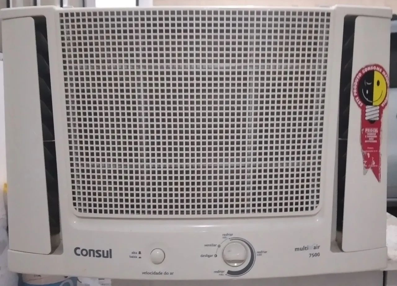 Ar-condicionado consul 7500 btus muito bom