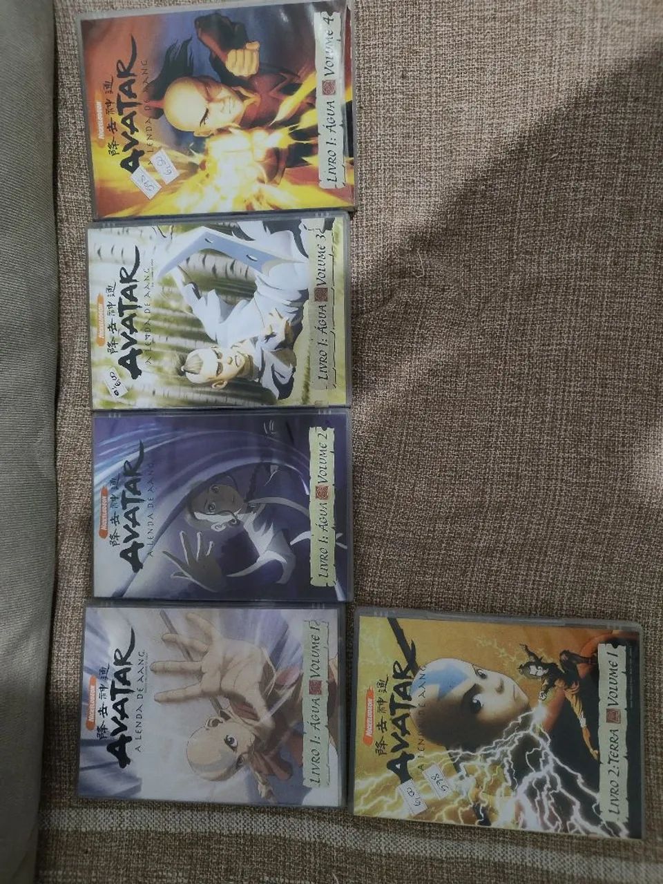 DVDs Avatar: A Lenda de Aang