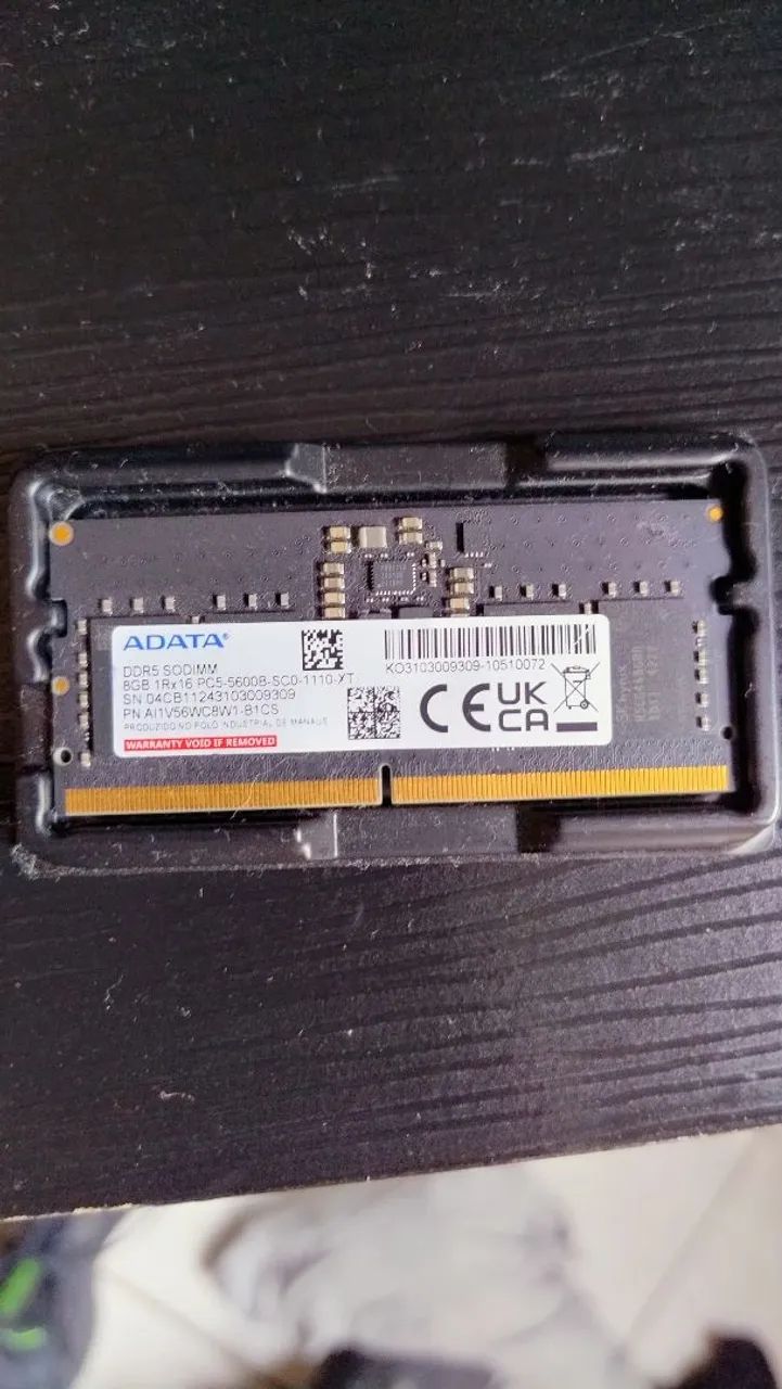 Memória ram data 8gb ddr5 - Foto 2