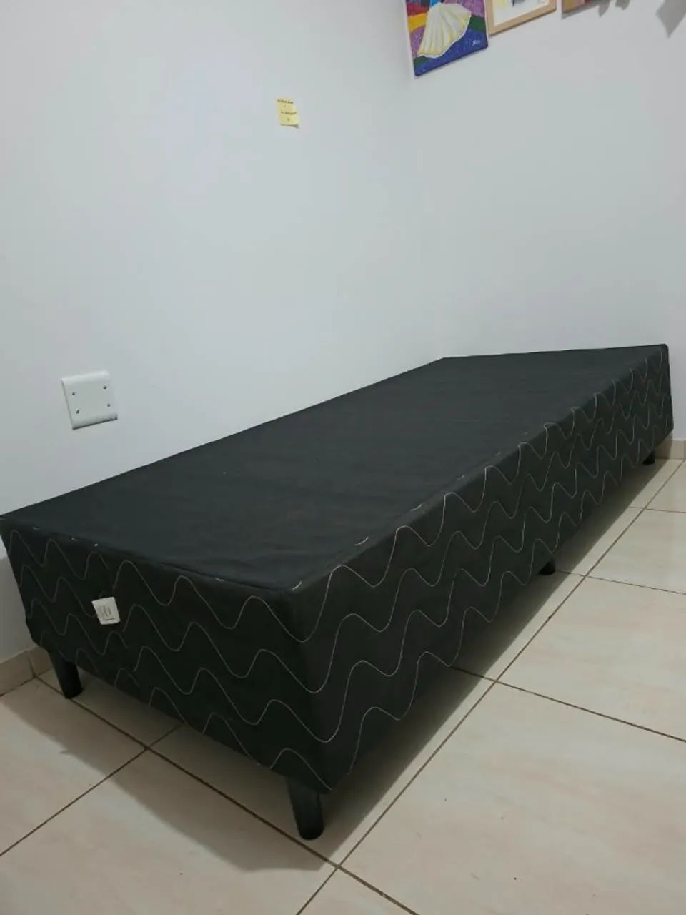 Base Box de Solteiro 88×188 cm  | Excelente Estado - R$190 - Foto 3