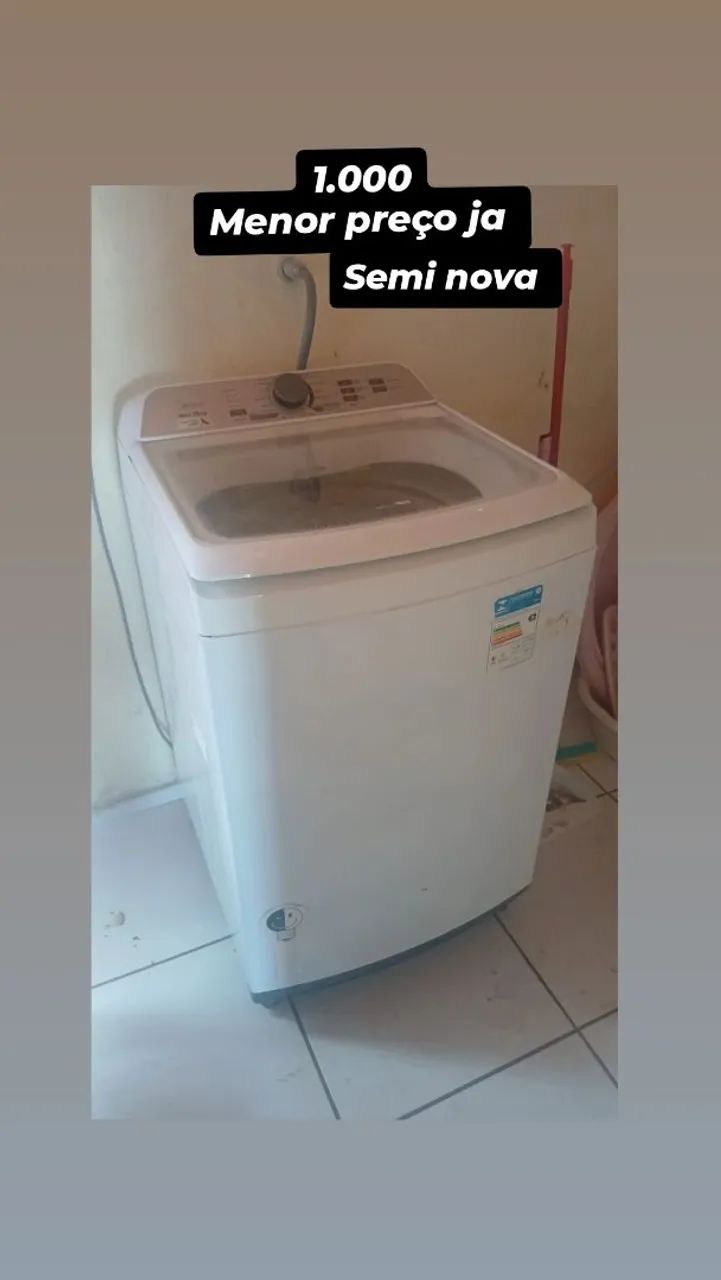 Geladeira sofá e máquina e TV   - Foto 4