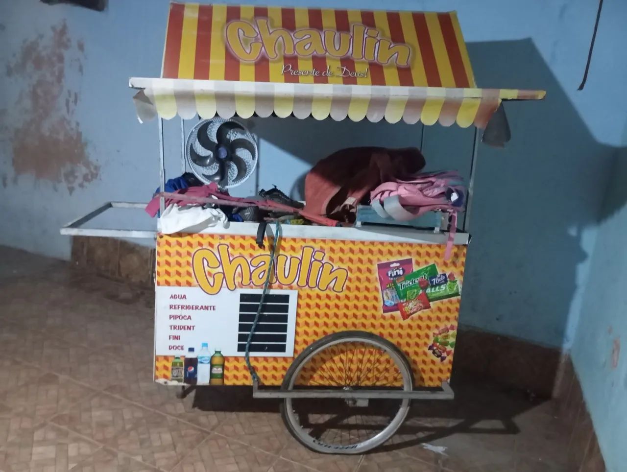 Carrinho de lanches 