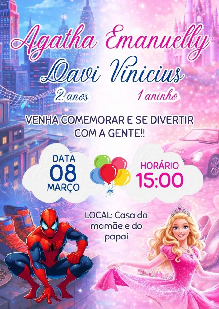 Convite de aniversário  - Foto 4