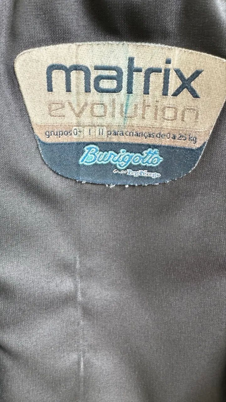 Cadeira  para auto cadeirinha de carro Burigotto Matrix Evolution pret - Foto 4