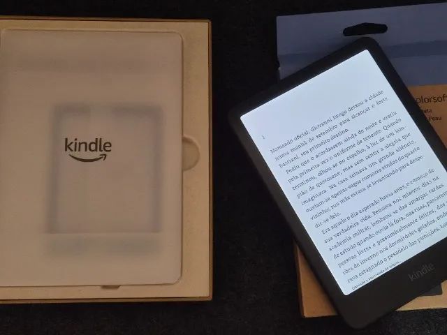 Kindle Colorsoft 16GB + Capa de Tecido Original Amazon (Estado de
