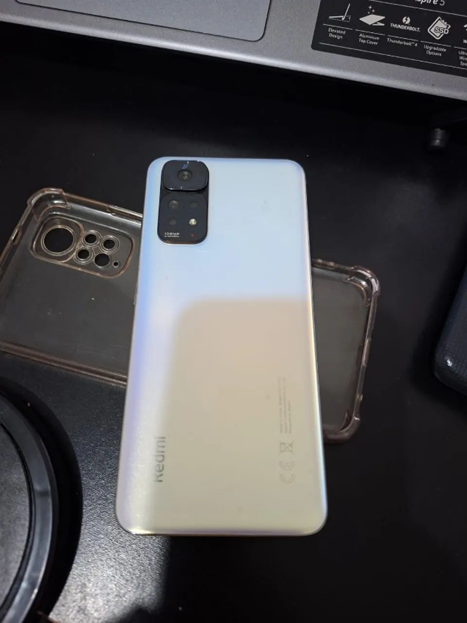 Xiaomi Redmi Note 11S na cor perolada/branca, excelente estado de conservação - Foto 2
