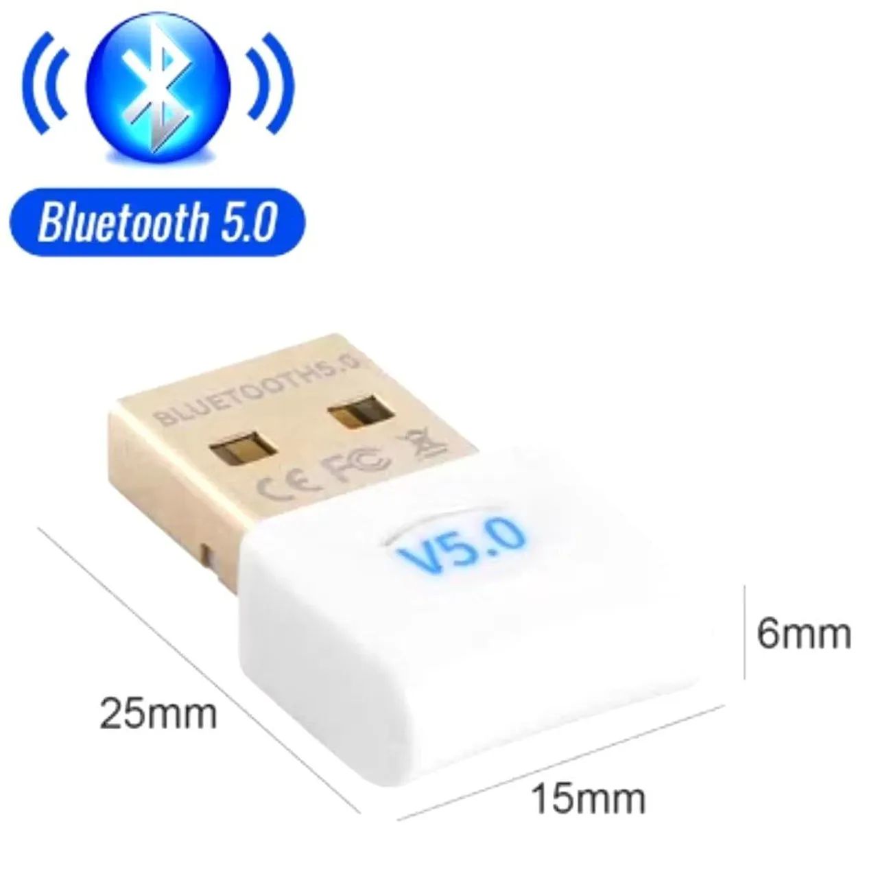Adaptador Bluetooth 5.0 USB 