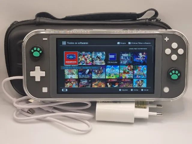 Nintendo Switch Cinza Desbloqueado - Consoles de Vídeo Game