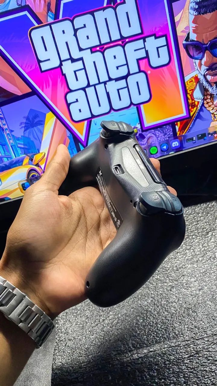 Controle Sem Fio - Compatível com PS4, PC, celular e TV - Foto 4