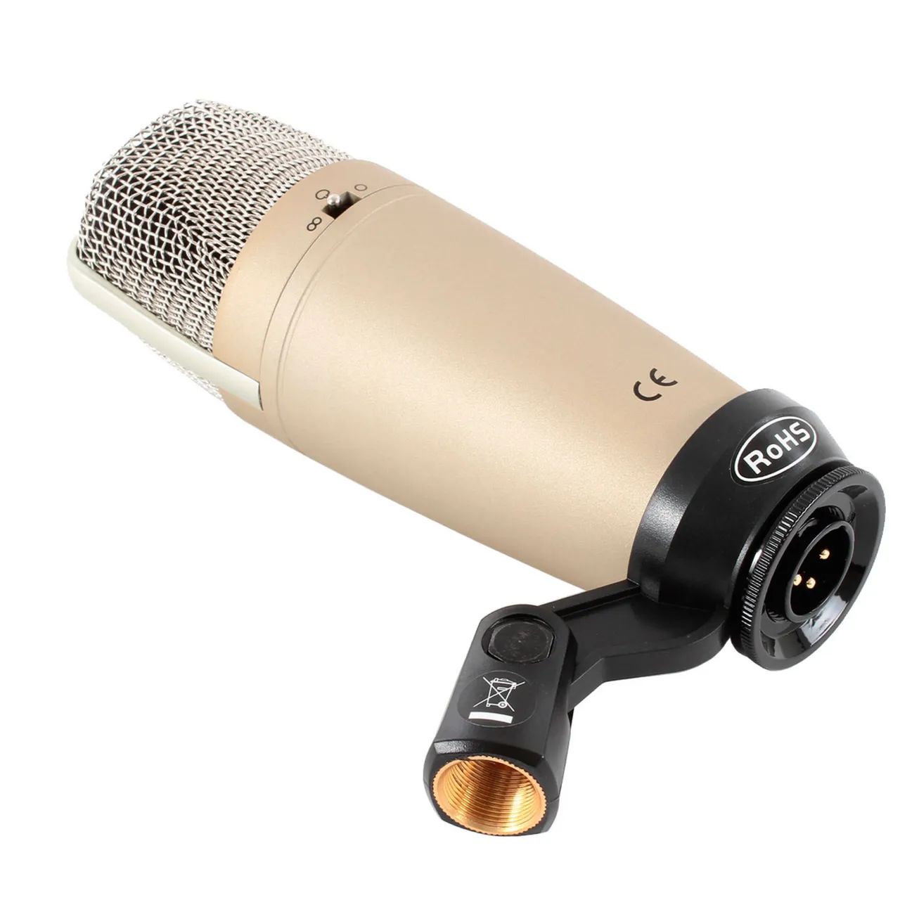 Microfone condensador multipadrão Behringer C3 - Oddity Gold Color (Novo) - Foto 2