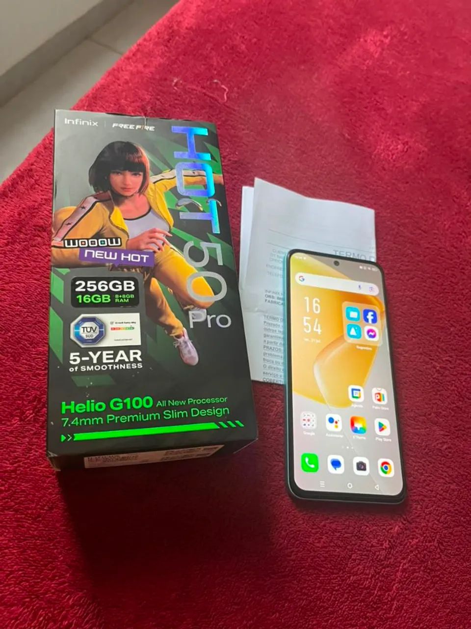Vendo Infinix hot 50 pro 256gb