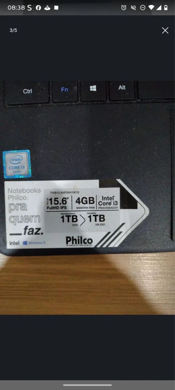 Notebook Philco i3 5005u 4Gb RAM 1tb  - Foto 4