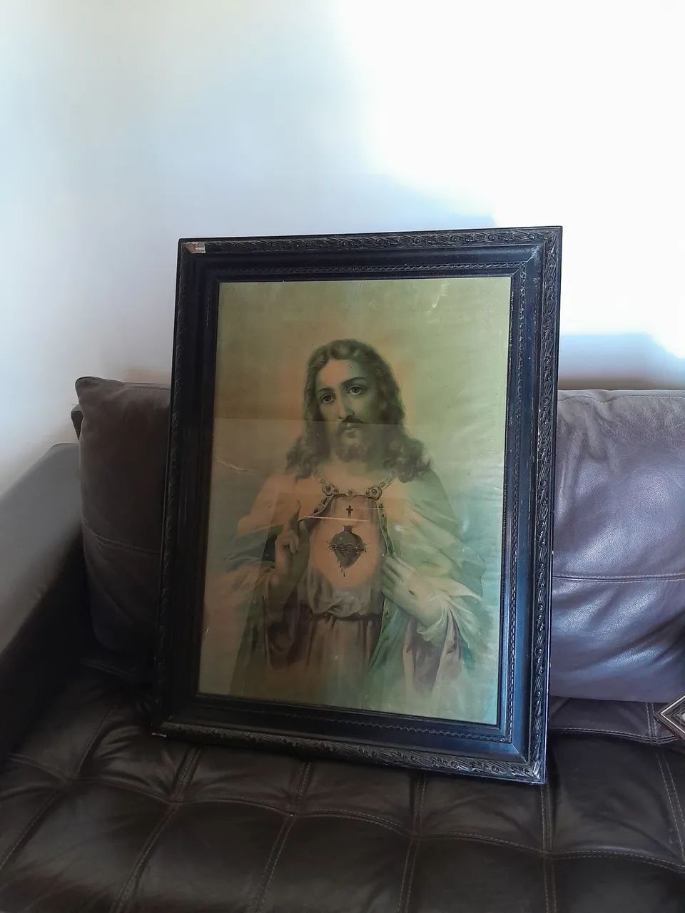 Quadro ANTIGO Jesus - Foto 3
