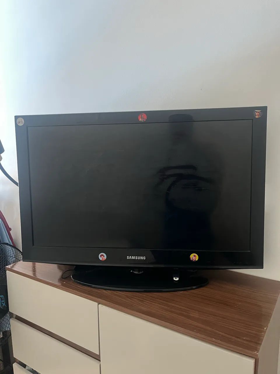 TV Samsung 32 polegadas com defeito na tela - funcionando