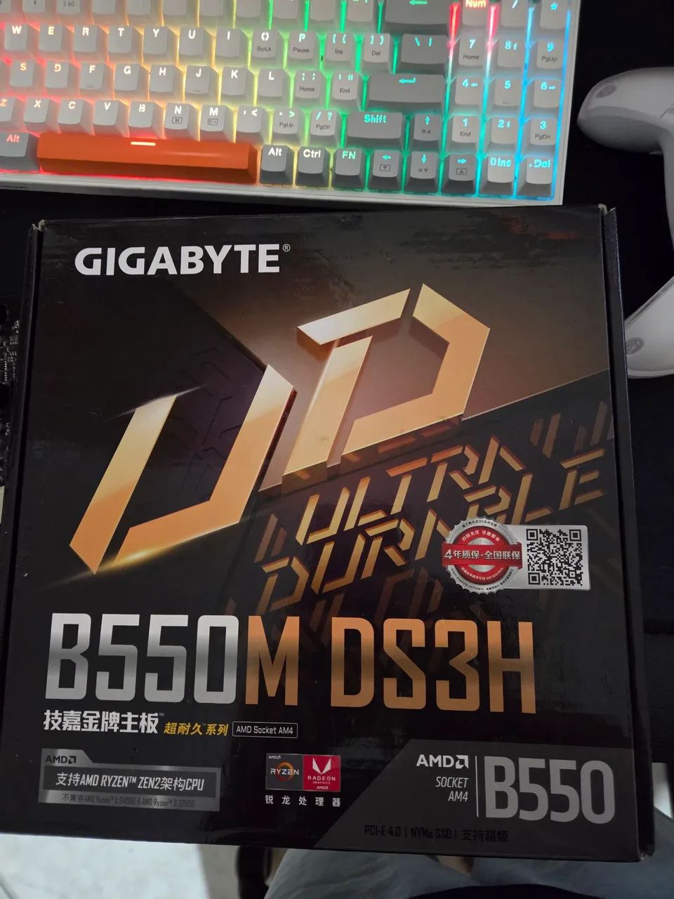 kit Ryzen 5 3600 + b550m ds3h gigabyte 