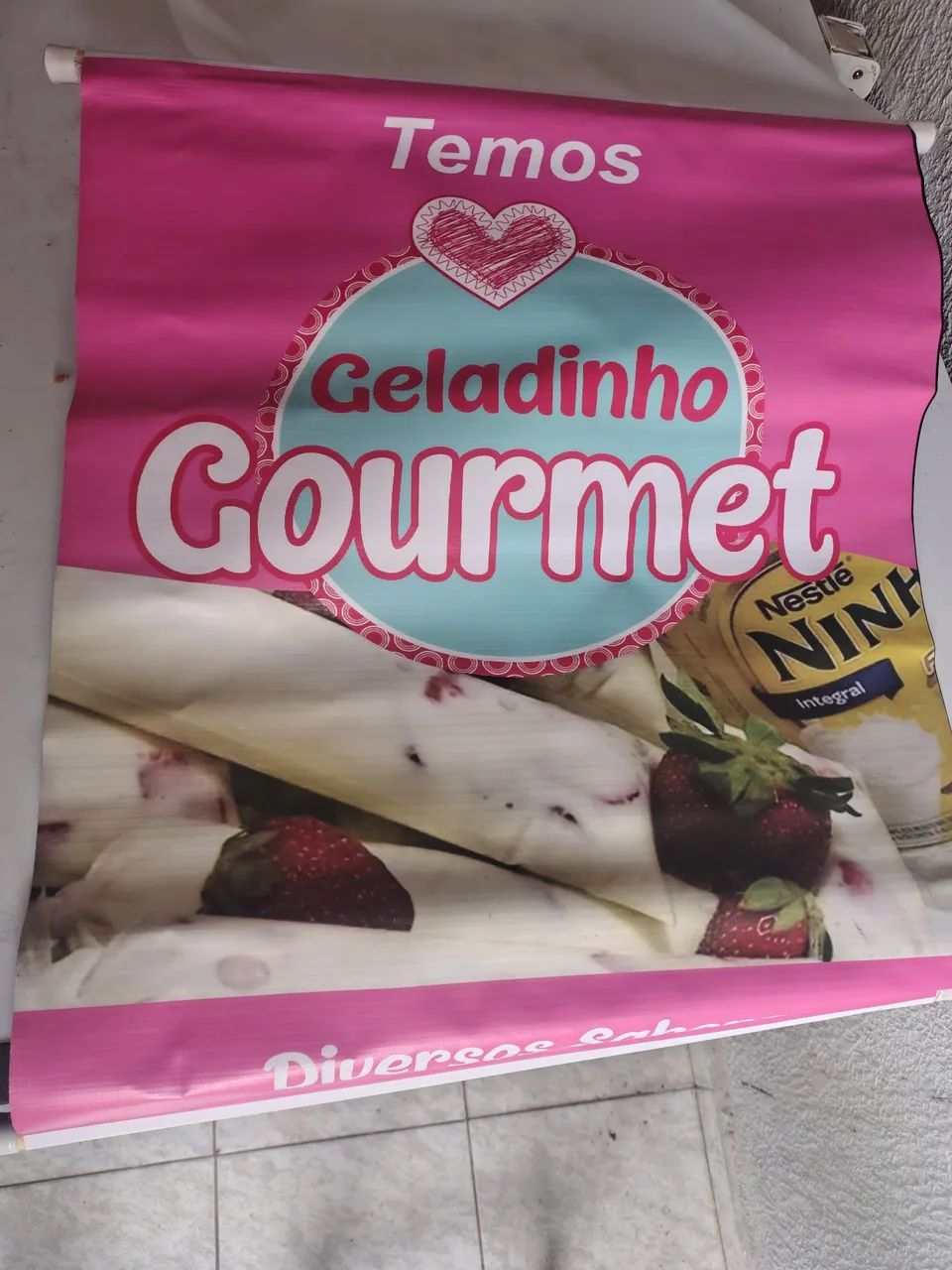 Banners geladinho gourmet novos  - Foto 3